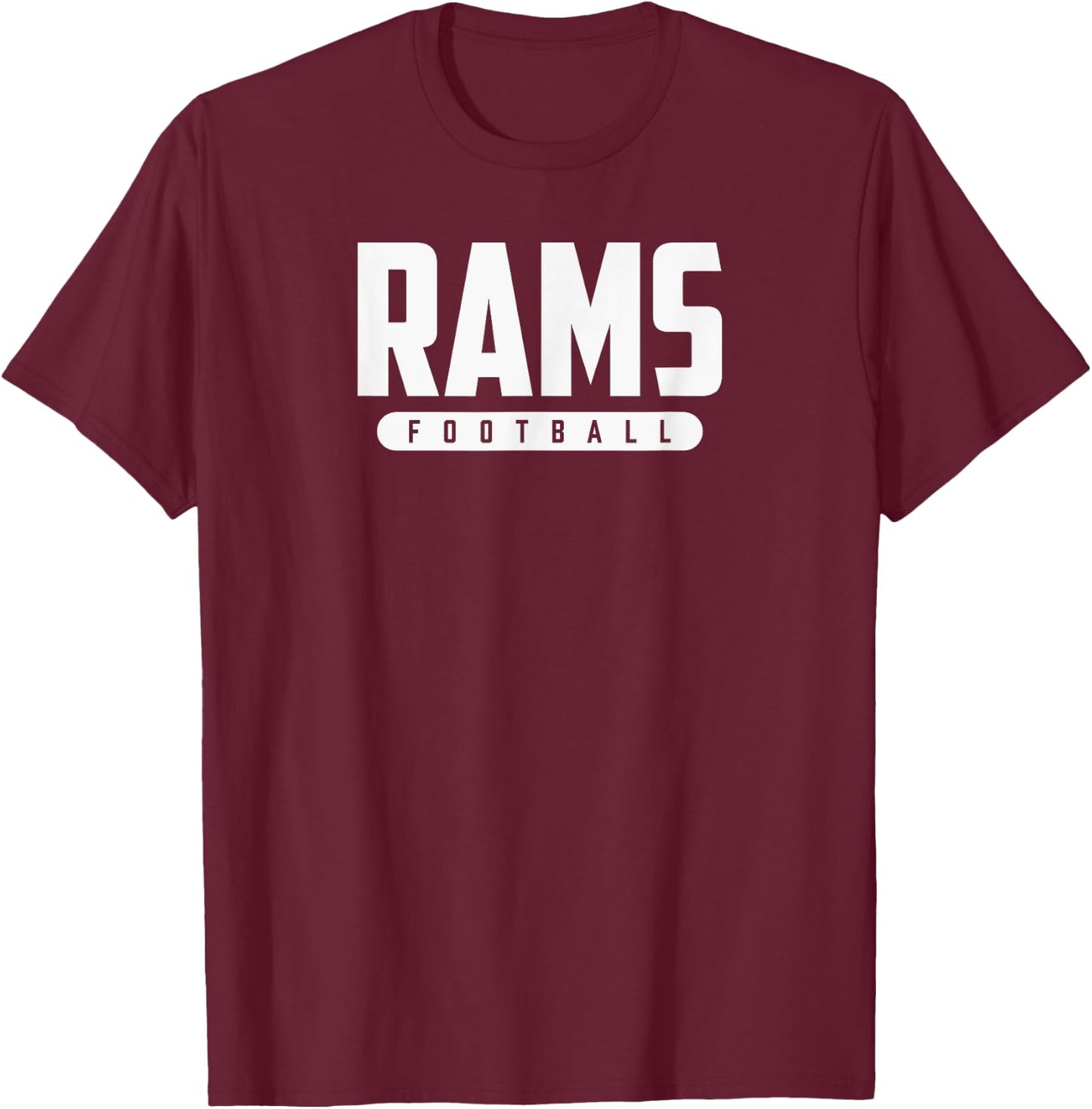 South Side Rams Football T-Shirt - T-Shirt | Maroon