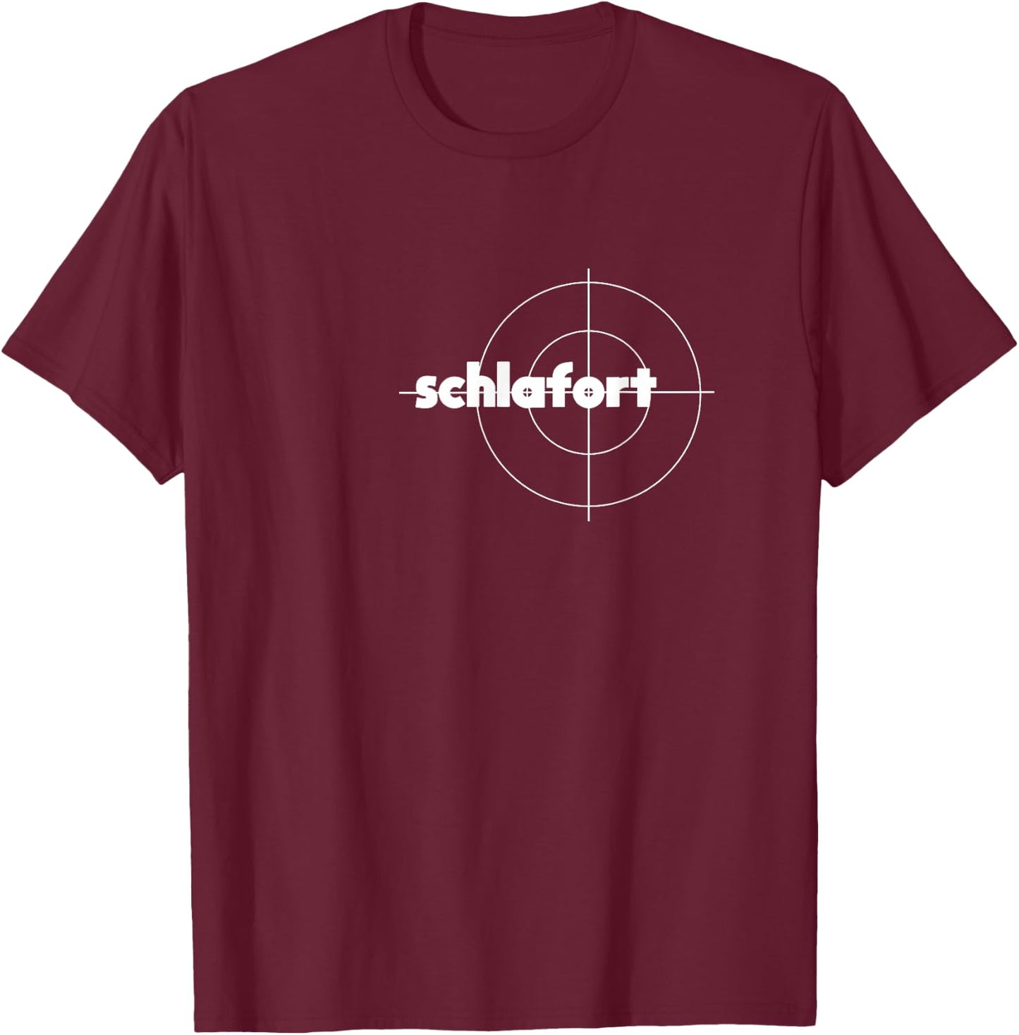Funny Sleep Clothes Sleep , black T-Shirt - T-Shirt | Maroon