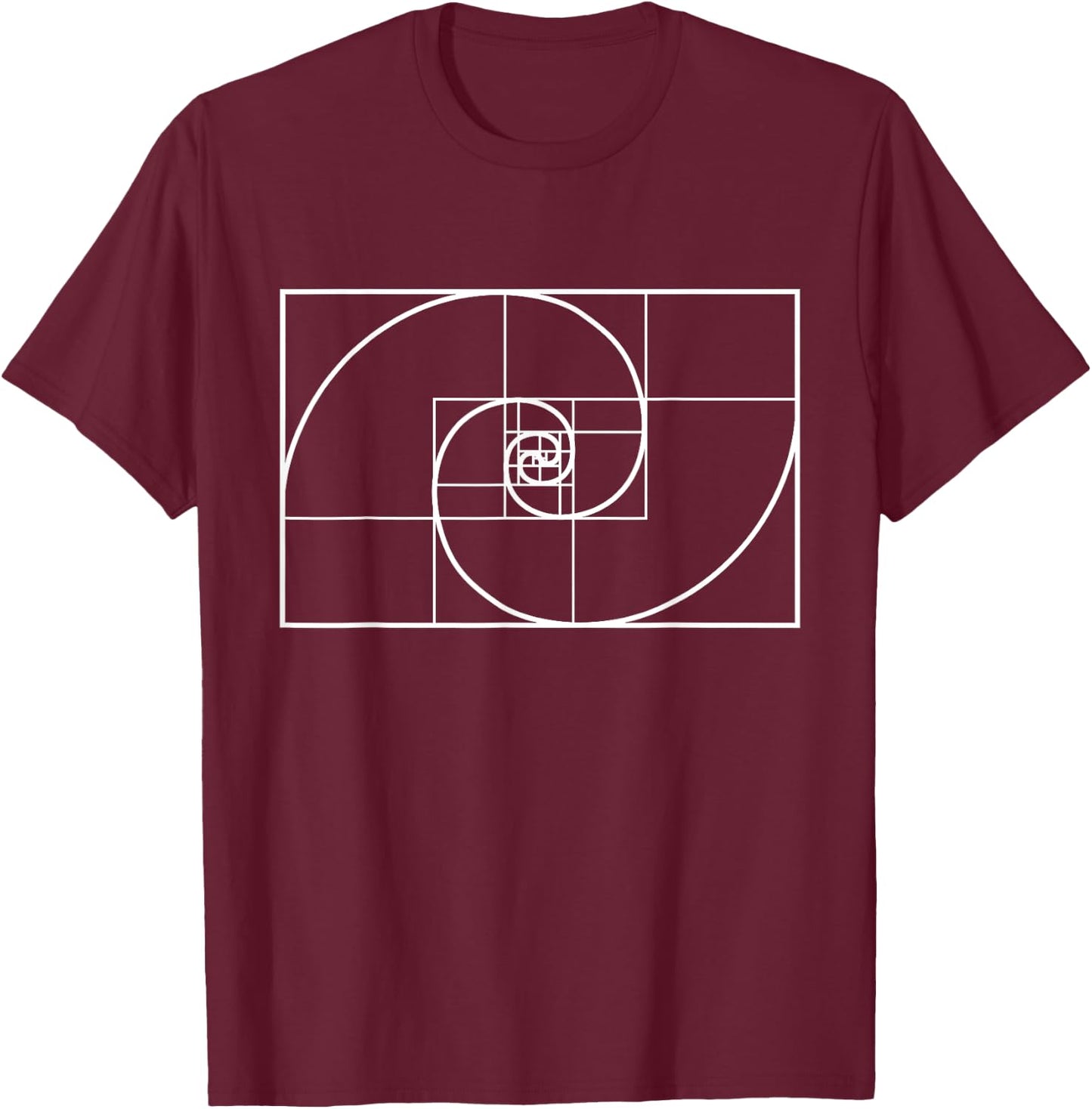 Fibonacci Suite Mathematician Gift Teacher of Maths , Black, S T-Shirt - T-Shirt | Maroon