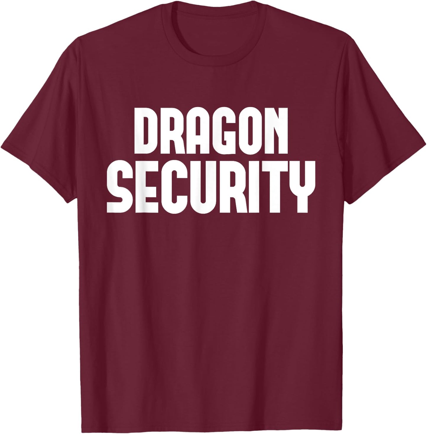 Dragon Security T-Shirt - T-Shirt | Maroon