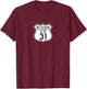 West Michigan Highway T-Shirt - T-Shirt | Maroon