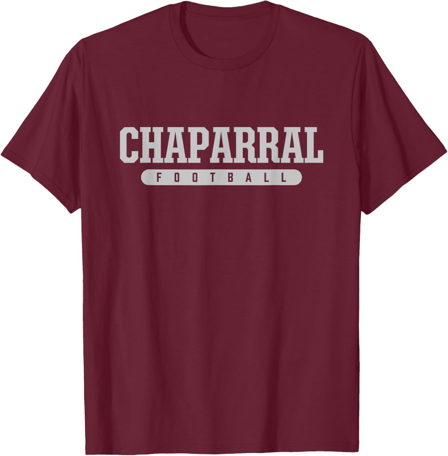Chaparral High School Football T-Shirt - T-Shirt | Maroon