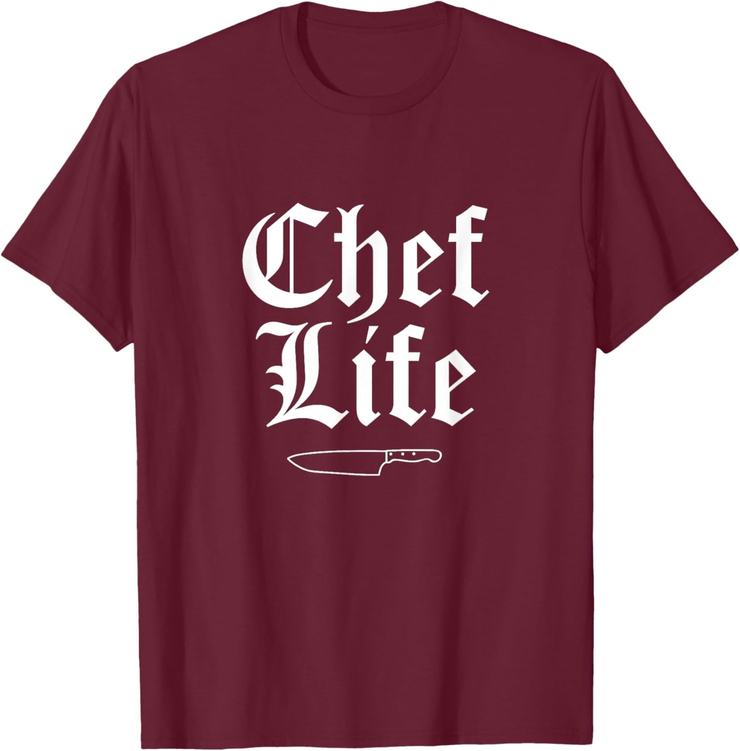 Funny Chef Life - Culinary Gangster Home Cooking T-Shirt - T-Shirt | Maroon