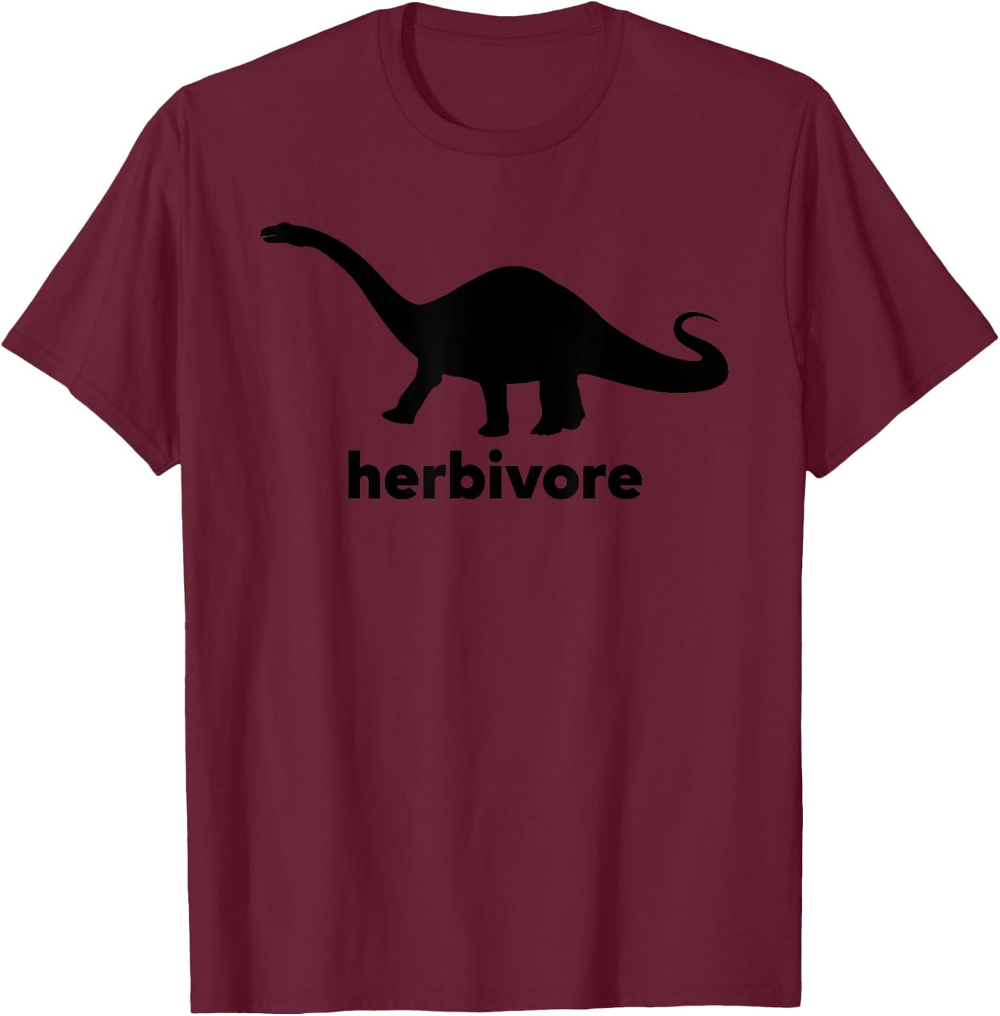 Herbivore – Vegetarisches Geschenk, Tierliebhaber, vegan, tierversuchsfrei T-Shirt - T-Shirt | Maroon
