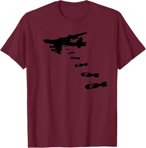 Dropping F Bombs T-Shirt - T-Shirt | Maroon