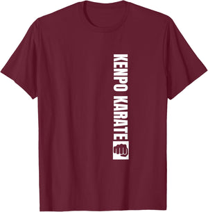 Kenpo Karate Coach Vintage Distressed American Kenpo T-Shirt - T-Shirt | Maroon