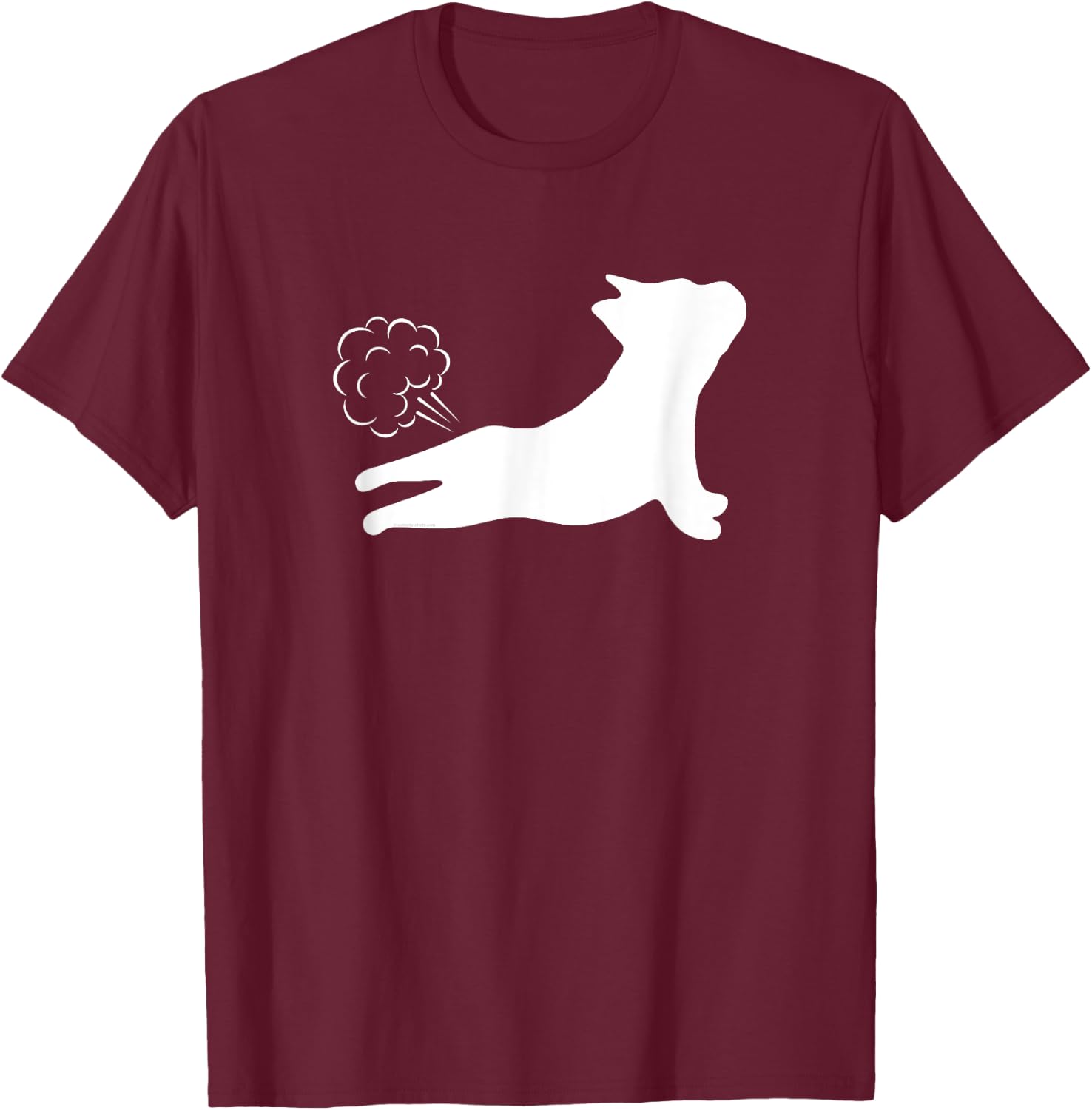 Funny Farting French Bulldog Frenchie Pet Owner Dog Lover Women T-Shirt - T-Shirt | Maroon