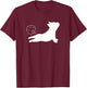 Funny Farting French Bulldog Frenchie Pet Owner Dog Lover Women T-Shirt - T-Shirt | Maroon