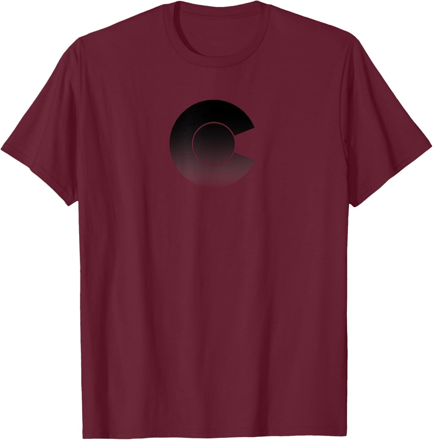 Colorado Flag C Perfect Faded black, Souvenir Gift Shirt T-Shirt - T-Shirt | Maroon
