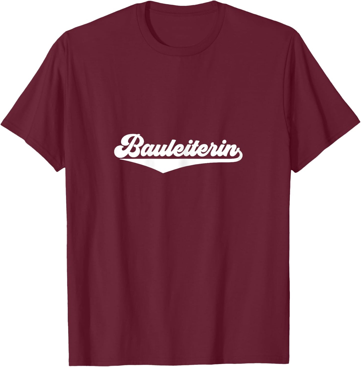 Women's Construction Site Building Line Building Supervision , black T-Shirt - T-Shirt | Maroon