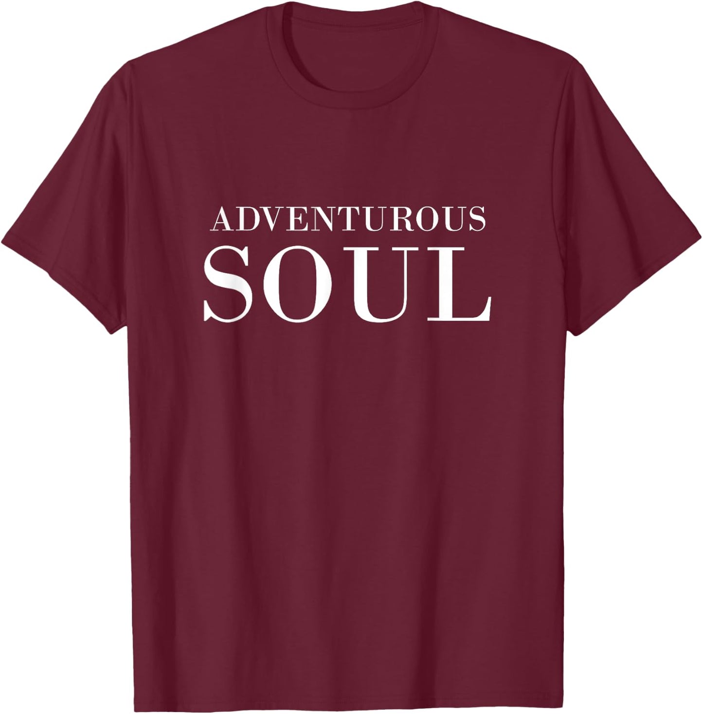 Adventurous Soul T-Shirt - T-Shirt | Maroon