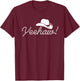 Yeehaw Cowboy T-Shirt - T-Shirt | Maroon