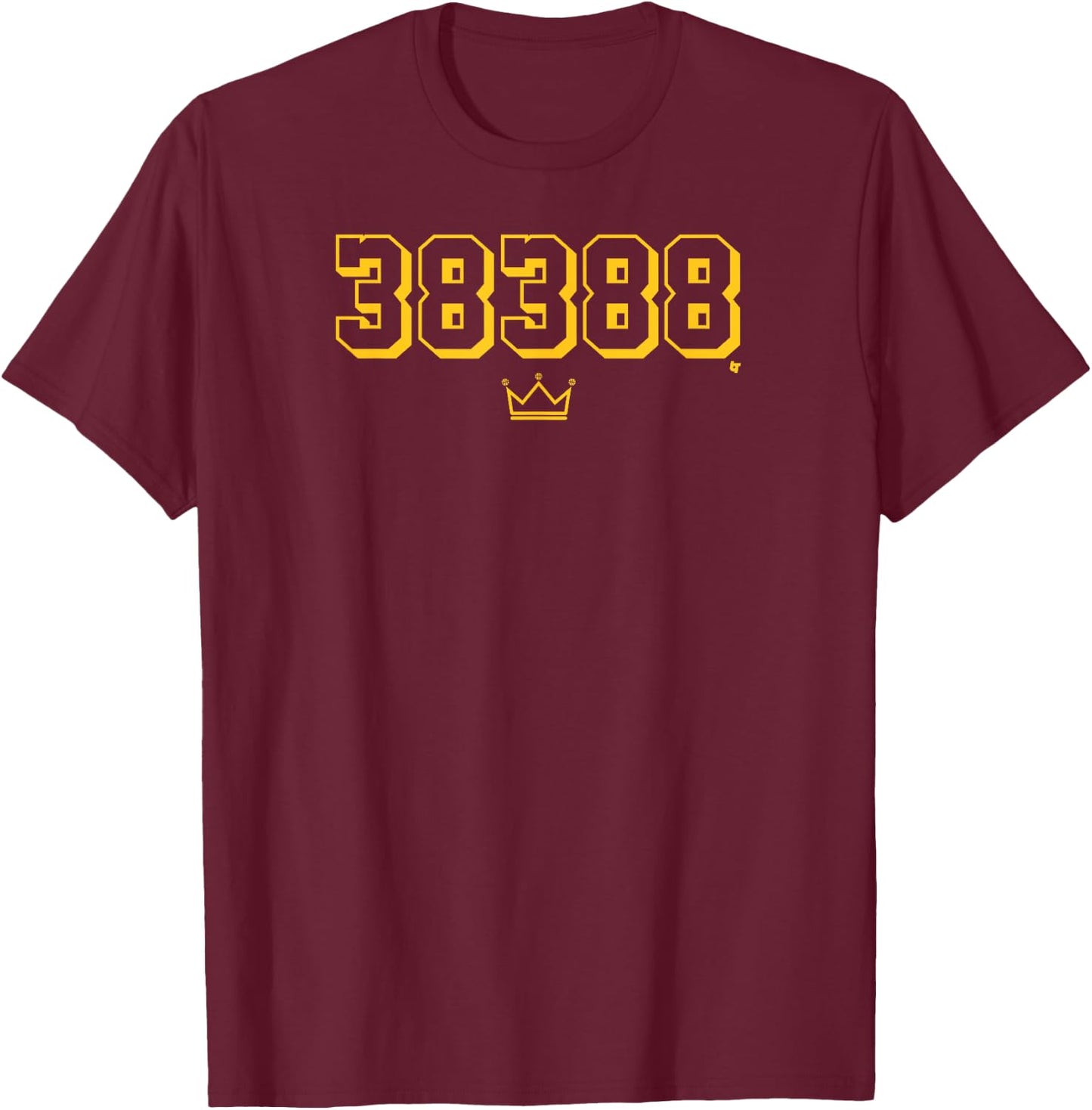 Points King - 38388 - Los Angeles Basketball T-Shirt - T-Shirt | Maroon