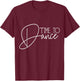 Time to Dance Time for Dancing Dancer Dance Movement , black T-Shirt - T-Shirt | Maroon