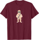 Funny Sloth Wearing Sunglasses Playing Bass Clarinet T-Shirt - T-Shirt | Maroon