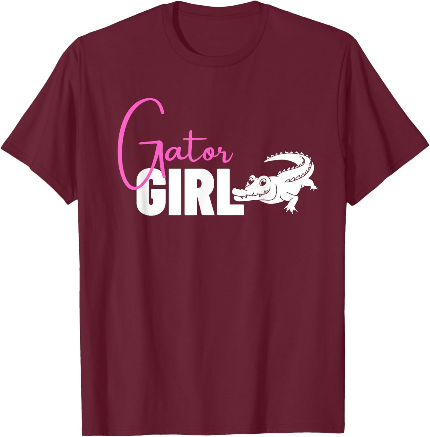 Gator Girl Alligator T-Shirt - T-Shirt | Maroon