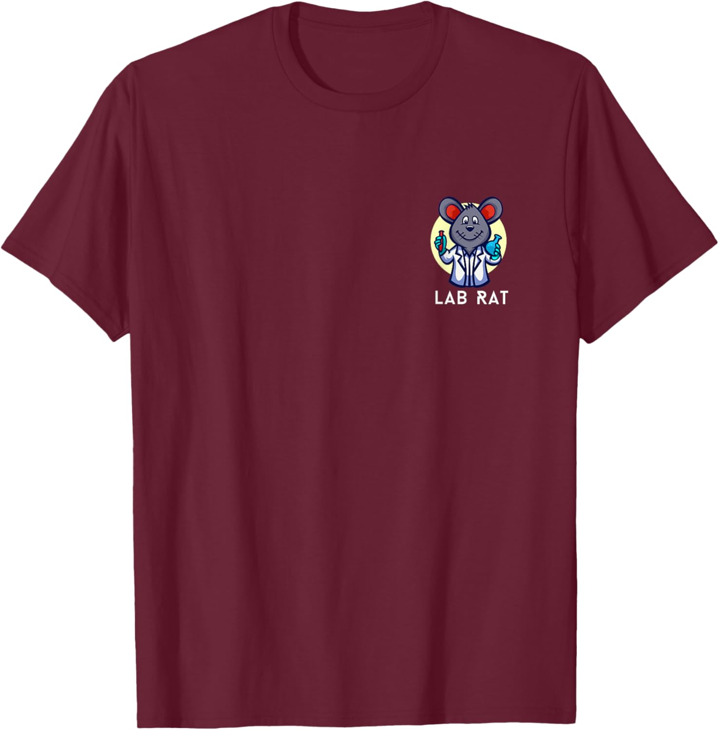 Lab Rat Medical Technologist Laboratory Technician T-Shirt - T-Shirt | Maroon