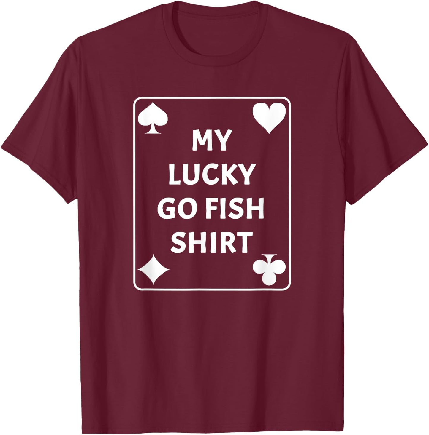 My Lucky Go Fish T-Shirt - T-Shirt | Maroon