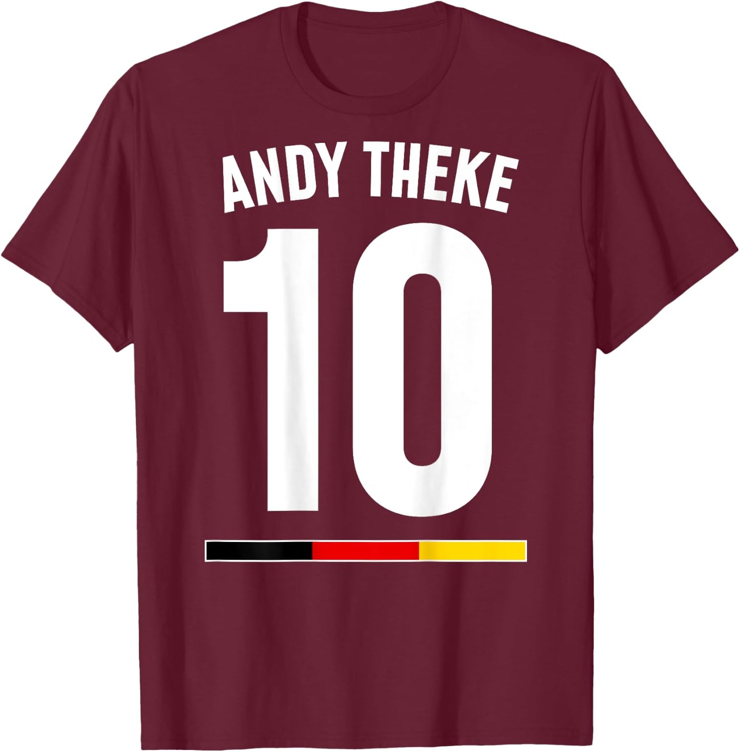 Andy Counter Mallorca Holiday Malle Party Jersey T-Shirt - T-Shirt | Maroon
