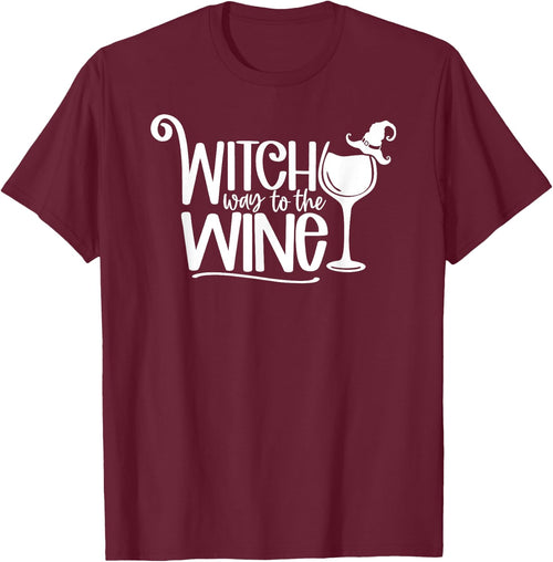 Witch Way To The Wine Funny Halloween Wine Lover