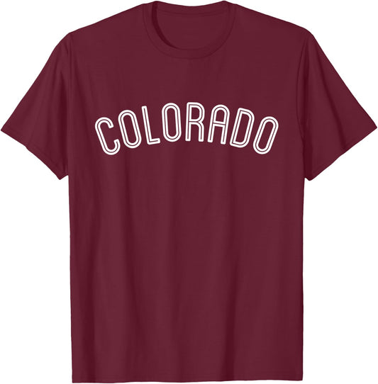 Colorado Day | Colorado | Nationaler Colorado-Tag T-Shirt - T-Shirt | Maroon