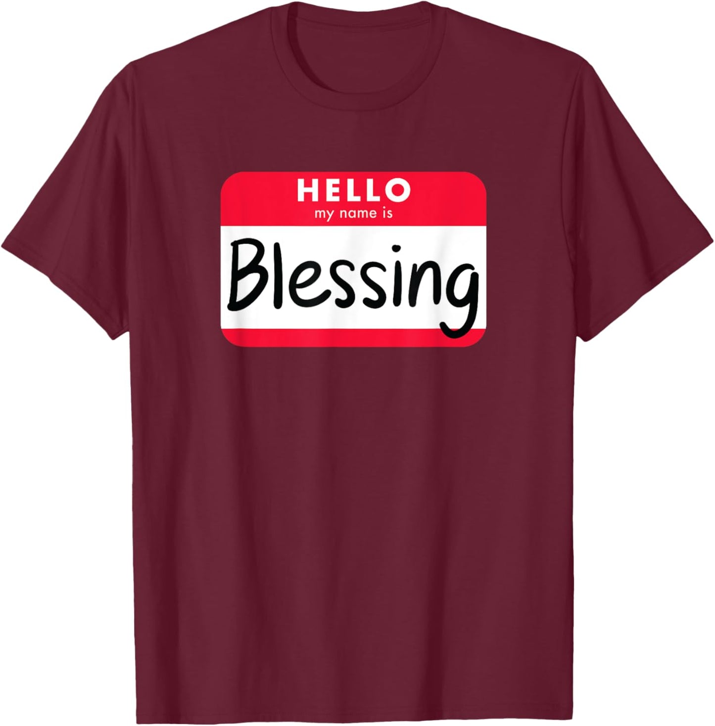 Halloween Costume Shirt - Blessing in Disguise T-Shirt - T-Shirt | Maroon