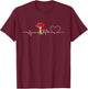 Love Mushroom women Shirt Mushroom Lovers for kids, girls T-Shirt - T-Shirt | Maroon