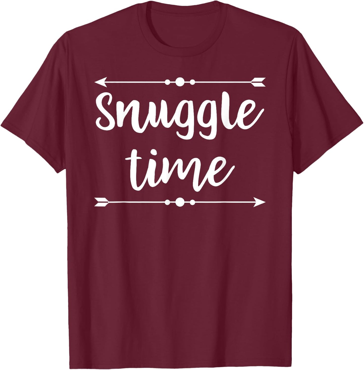 Snuggle Time Cuddle T-Shirt - T-Shirt | Maroon