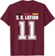 Funny Name Germany Jersey for Mallorca and the Party , black T-Shirt - T-Shirt | Maroon