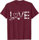Love Medicine - Shirt for Doctors and Nurses T-Shirt - T-Shirt | Maroon