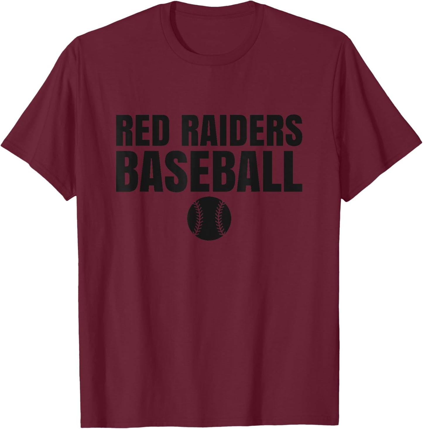 Tyler Legacy Red Raiders Baseball T-Shirt - T-Shirt | Maroon