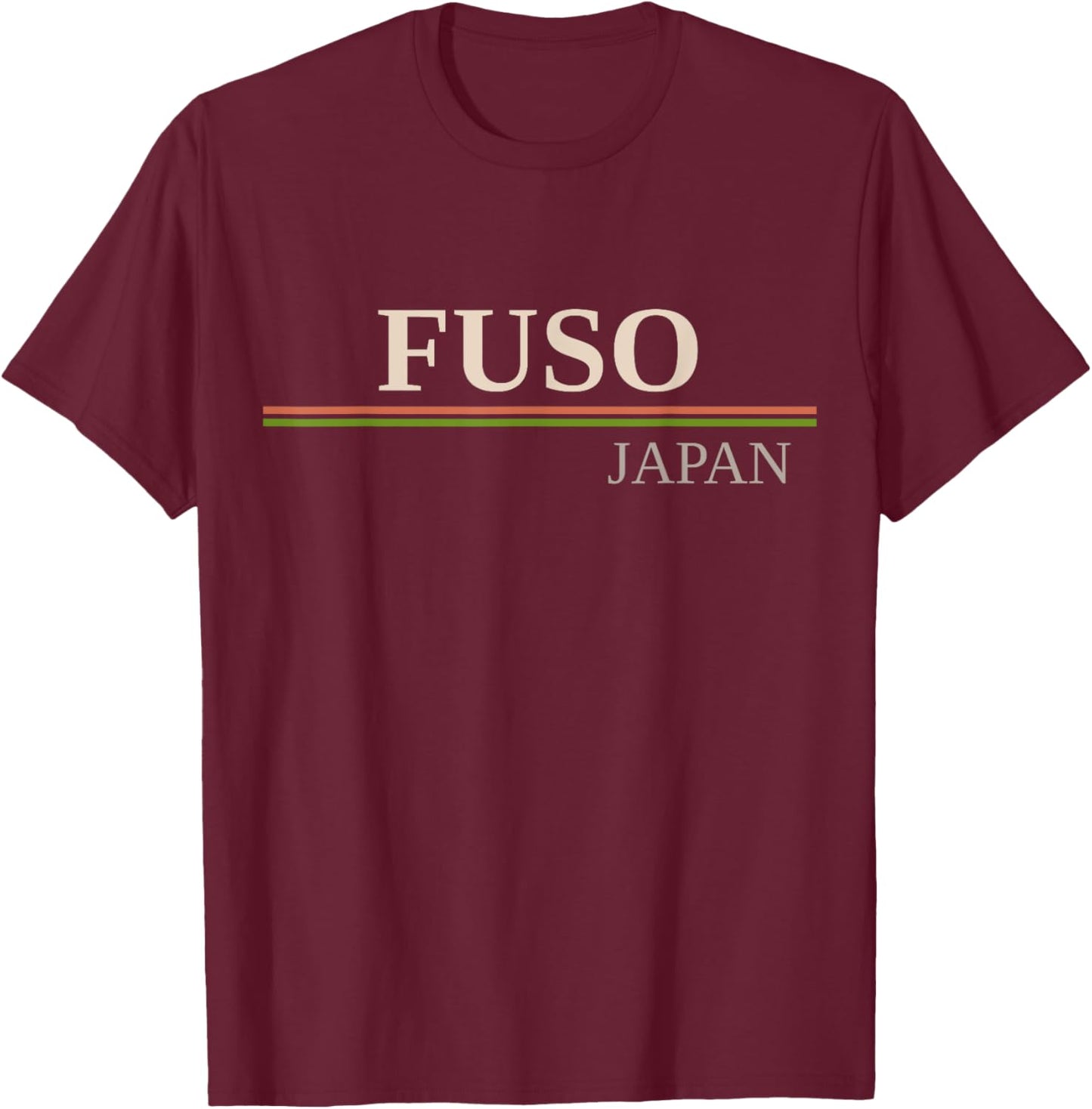 Fuso Japan T-Shirt - T-Shirt | Maroon