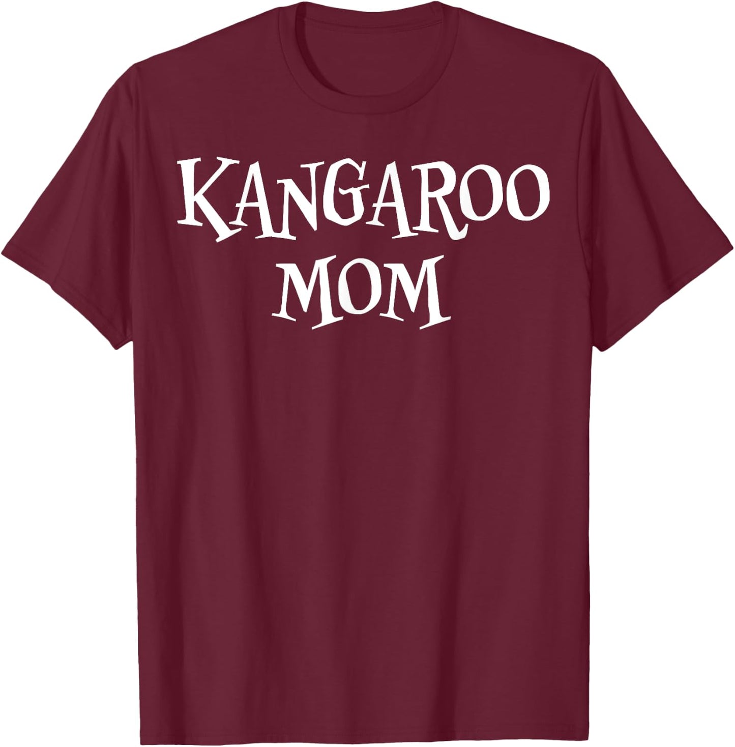 Kangaroo Mom Funny Cute Halloween Kangaroo Lover Scary T-Shirt - T-Shirt | Maroon