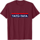 Funny Tatü-Tata Logo Policeman Austrian Police , black T-Shirt - T-Shirt | Maroon
