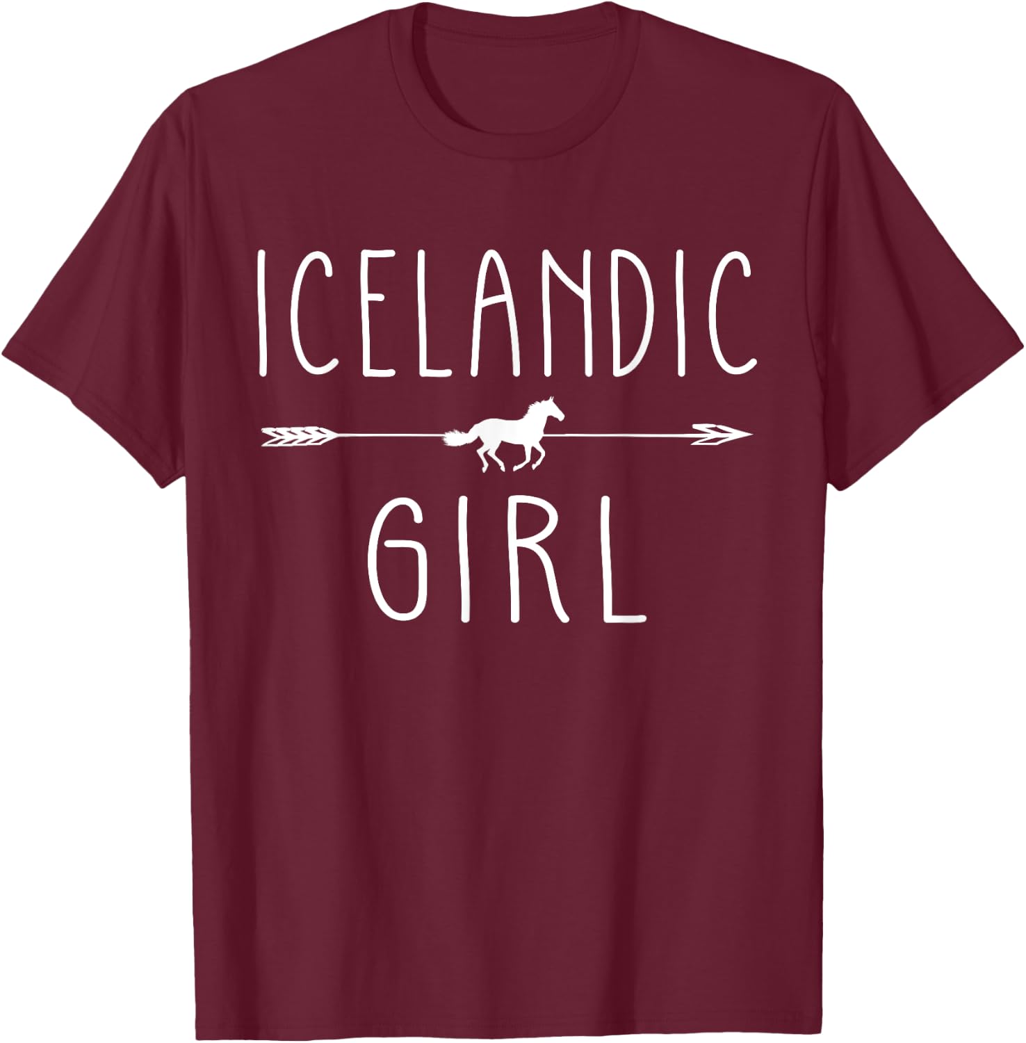 Icelandic Horse Girl Shirt Gifts Horses Talk Derby To Me T-Shirt - T-Shirt | Maroon