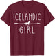 Icelandic Horse Girl Shirt Gifts Horses Talk Derby To Me T-Shirt - T-Shirt | Maroon