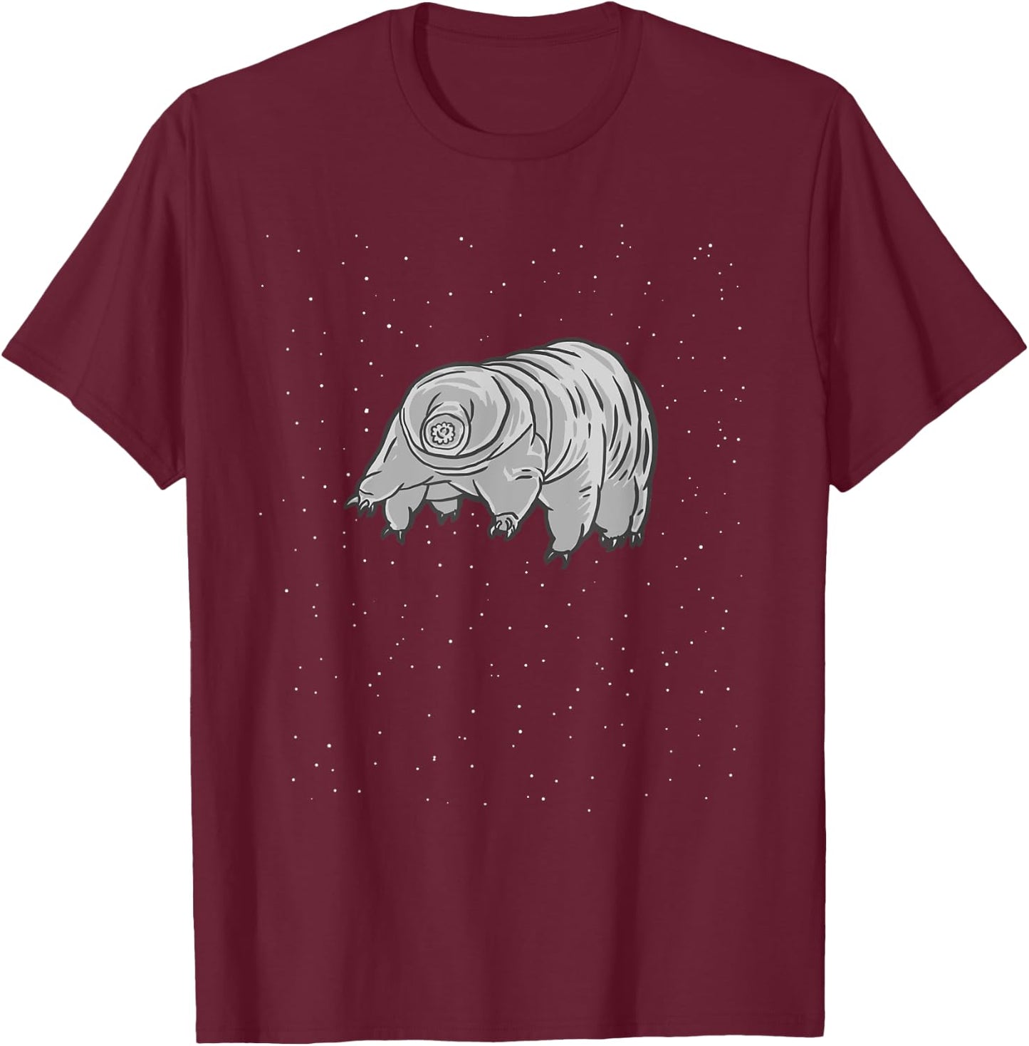 Funny Science Shirt - Water Bear Tardigrade In Space T-Shirt - T-Shirt | Maroon