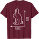 Funny Rabbit Duck Graph Rabbit Bird Animal Lover T-Shirt - T-Shirt | Maroon