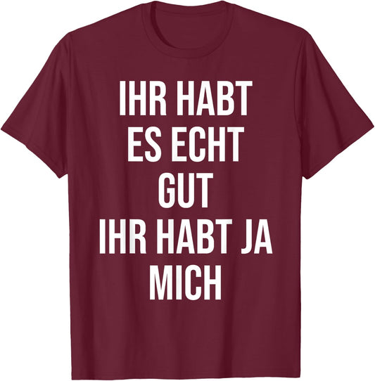 Funny Sayings Men's Fun Funny Saying Funny , black T-Shirt - T-Shirt | Maroon