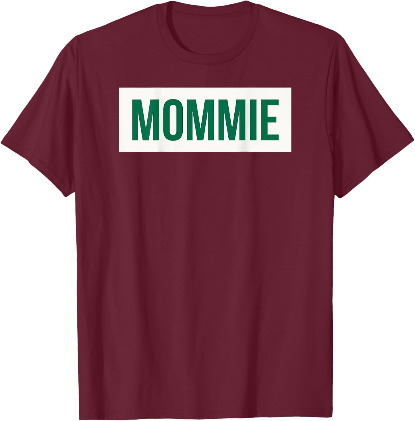 Mommie Caddie Mommy Golf Puns (Back) Cool Golfing Golfer Mom T-Shirt - T-Shirt | Maroon