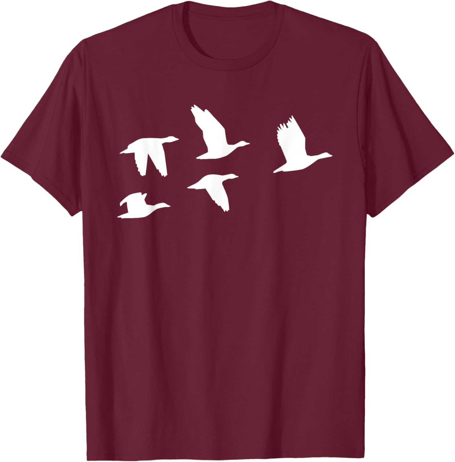 Flying geese T-Shirt - T-Shirt | Maroon