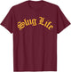 Slug Life Funny Gastropod Mollusk Sea Thug Snail Slime Joke T-Shirt - T-Shirt | Maroon