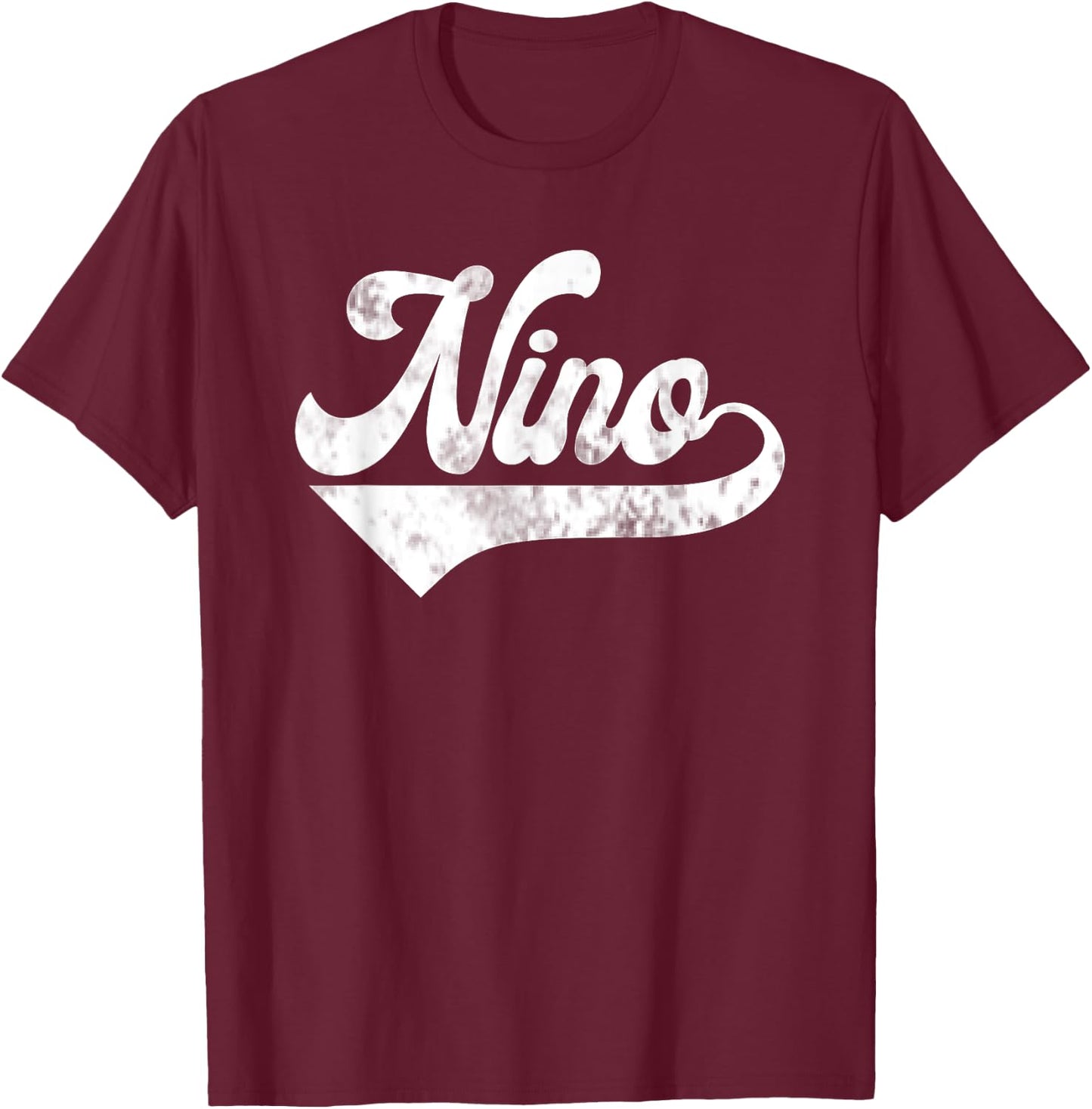 Nino Vintage Retro Father's Day for Papa Godfather T-Shirt - T-Shirt | Maroon