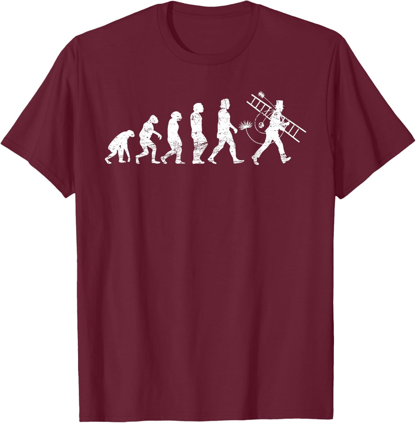 Schornsteinfeger Rauchfangkehrer Kaminfeger Kaminkehrer T-Shirt - T-Shirt | Maroon