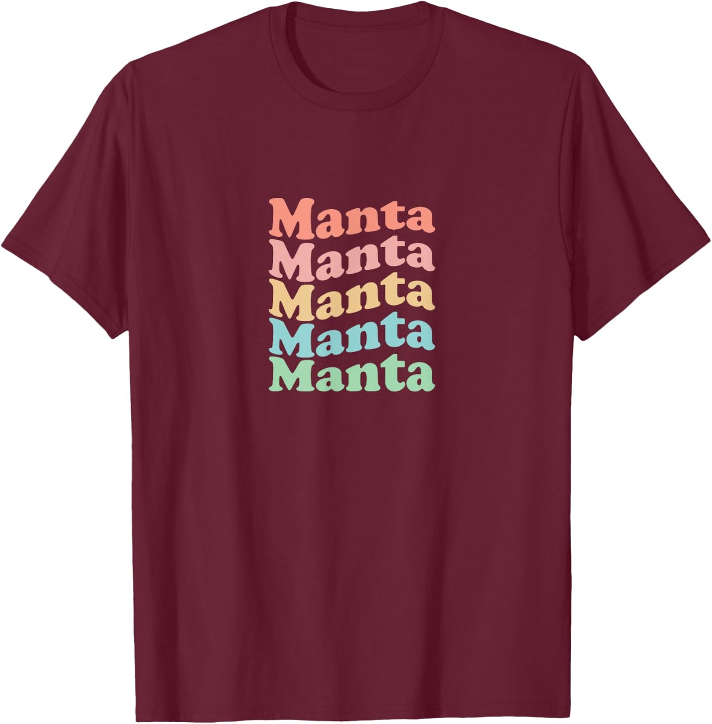 Vintage 70s Ecuador Hippie City Retro Manta , black T-Shirt - T-Shirt | Maroon
