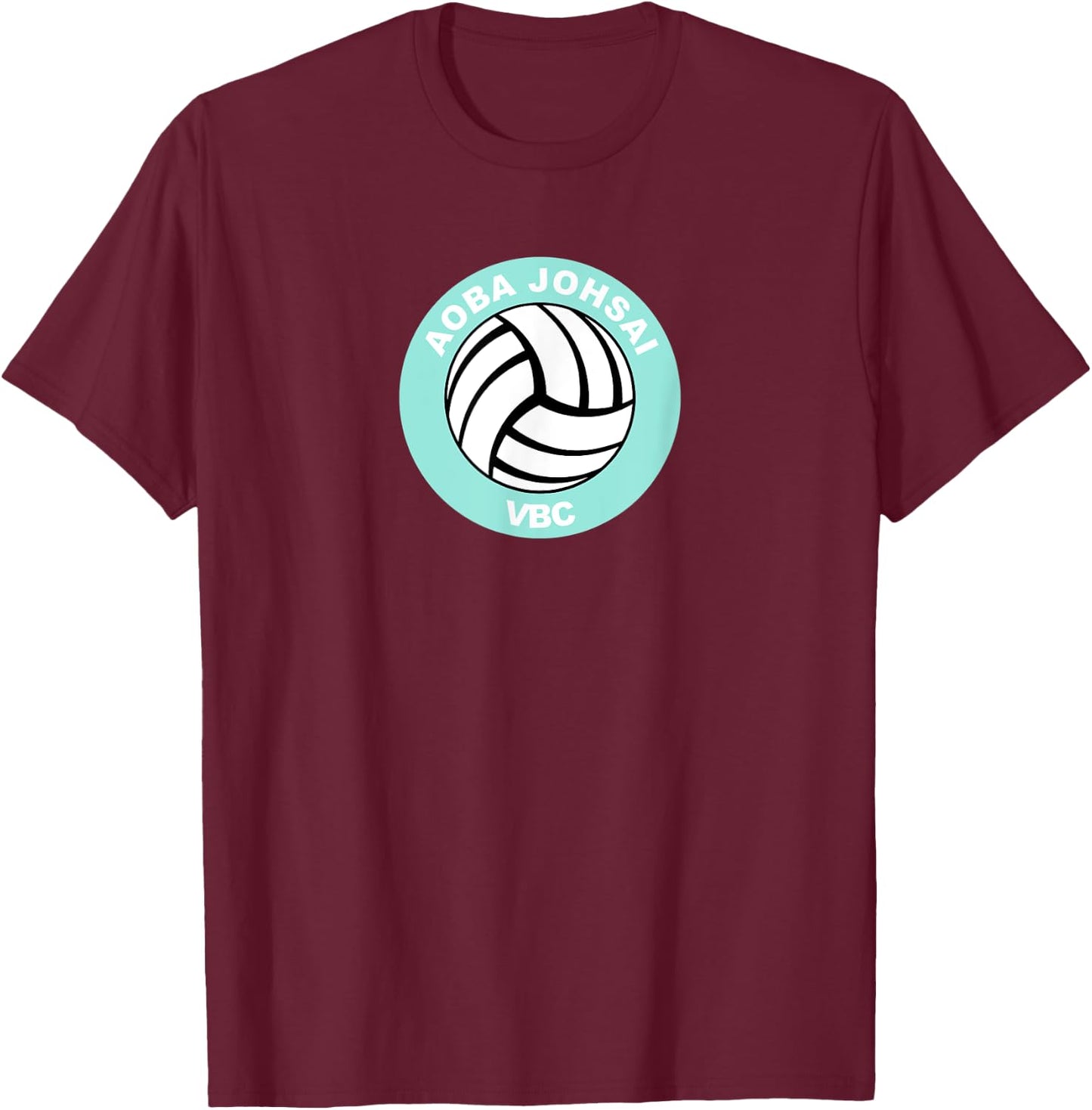 Aoba Johsai High - Volleyball Practice Anime Manga Cosplay T-Shirt - T-Shirt | Maroon