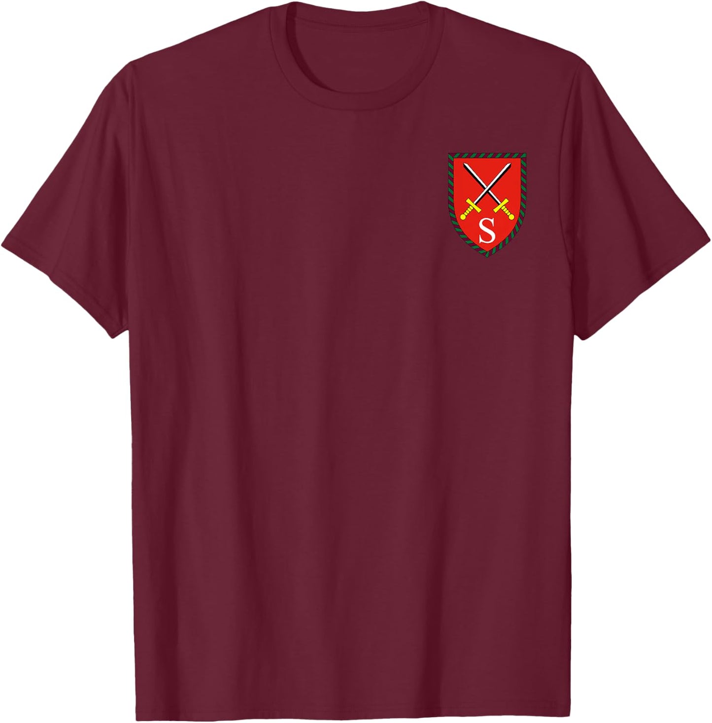 AusbZSpezlOp Ausbildungszentrum Spezielle Operationen Wappen T-Shirt - T-Shirt | Maroon
