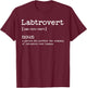 Funny Labrador Dog Women Girls Kids T-Shirt - T-Shirt | Maroon
