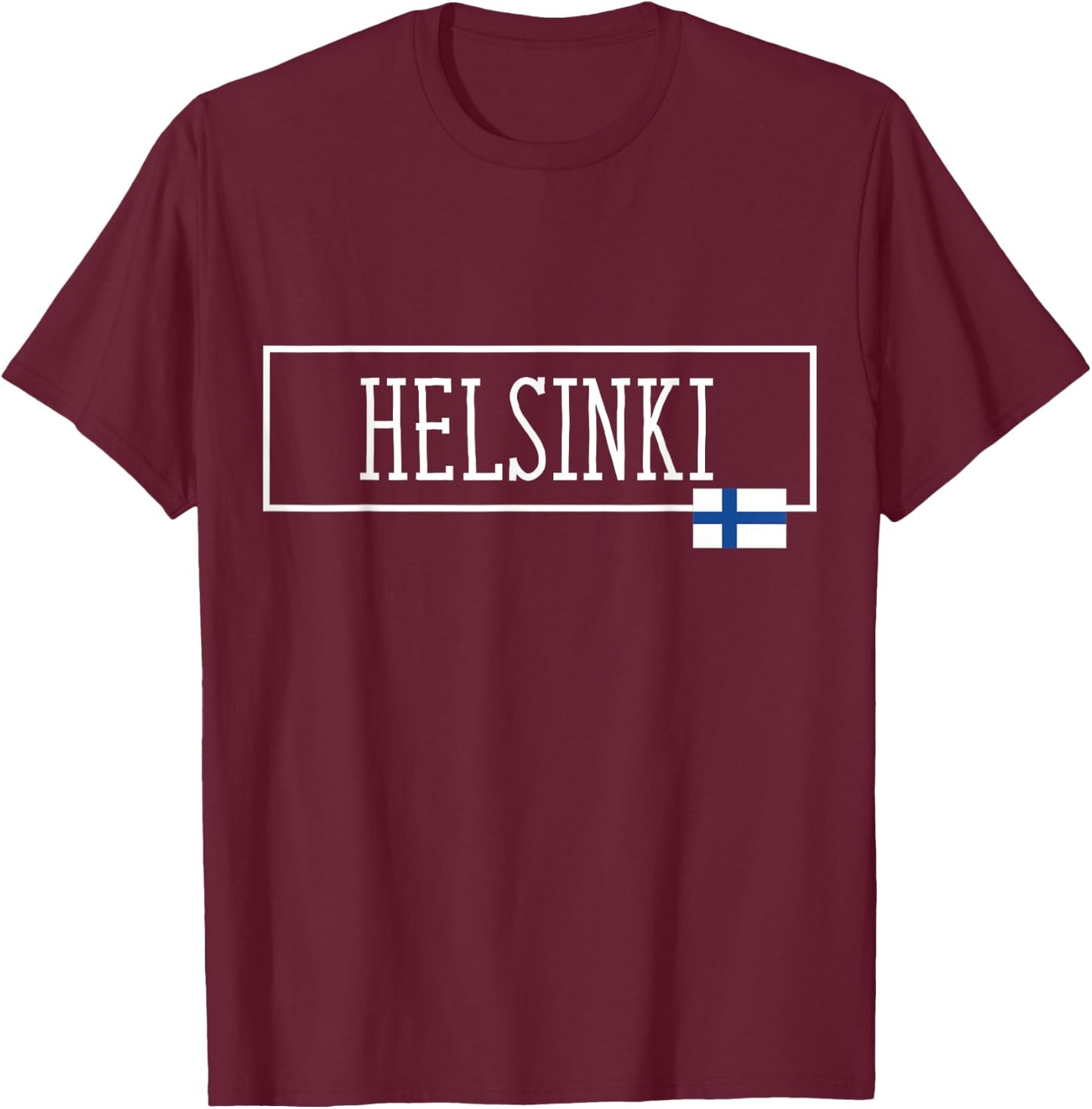 Helsinki Finlande Country Family Trip Suomalaiset Voyage Homme T-Shirt - T-Shirt | Maroon