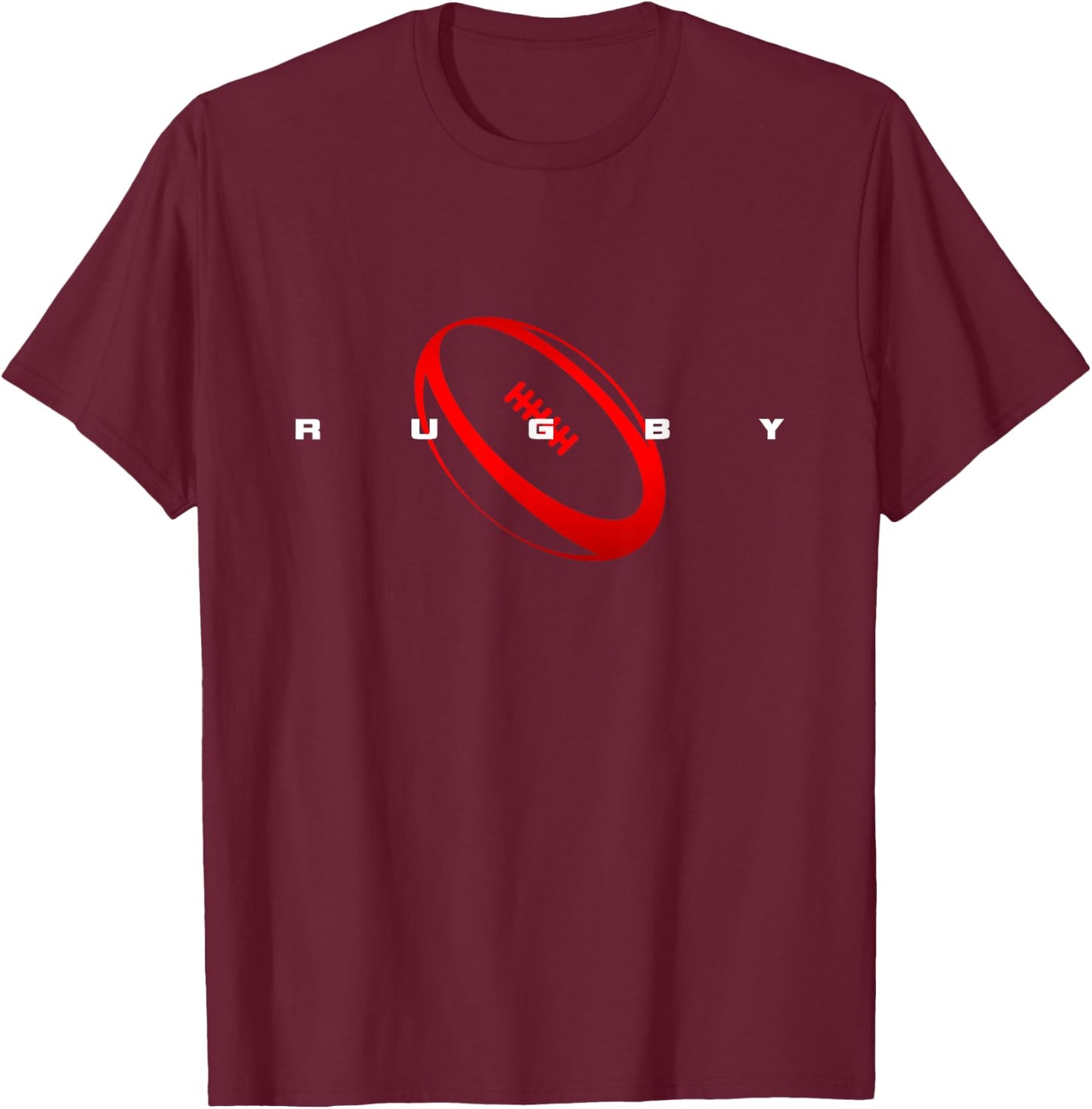 Sports Rugby T-Shirt - T-Shirt | Maroon